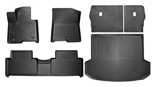 Tapis de sol TPE Kia Sorento Hybride protection coffre dossier haut de gamme