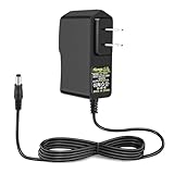 Facmogu 9W 9V/1A Power Supply Adapter - Center Positive, AC 100-240V to DC 9V 1000mA Wall Adapter, 9 Volt 1 Amp Supply w/5.5x2.5mm & 5.5x2.1mm Plug (NOT for Center Negative Device - Pedals, Keyboards)
