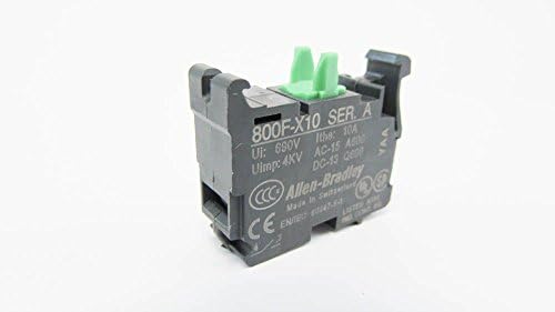 Allen Bradley 800F-X10 Ser A Contact Block - NEW NO BOX