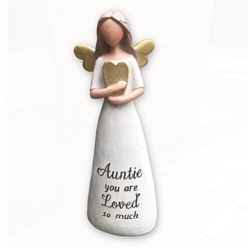 Gifts for Auntie Angel Figurine Ornament Collectible Figure Auntie Gift for Birthday, Christmas A Thoughtful, Meaningful, Sentimental or Present for an Auntie