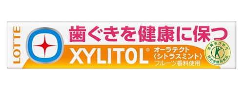 ロッテ (トクホ)キシリトール オーラテクトガム(シトラスミント) 21g×20個 【2024公式】