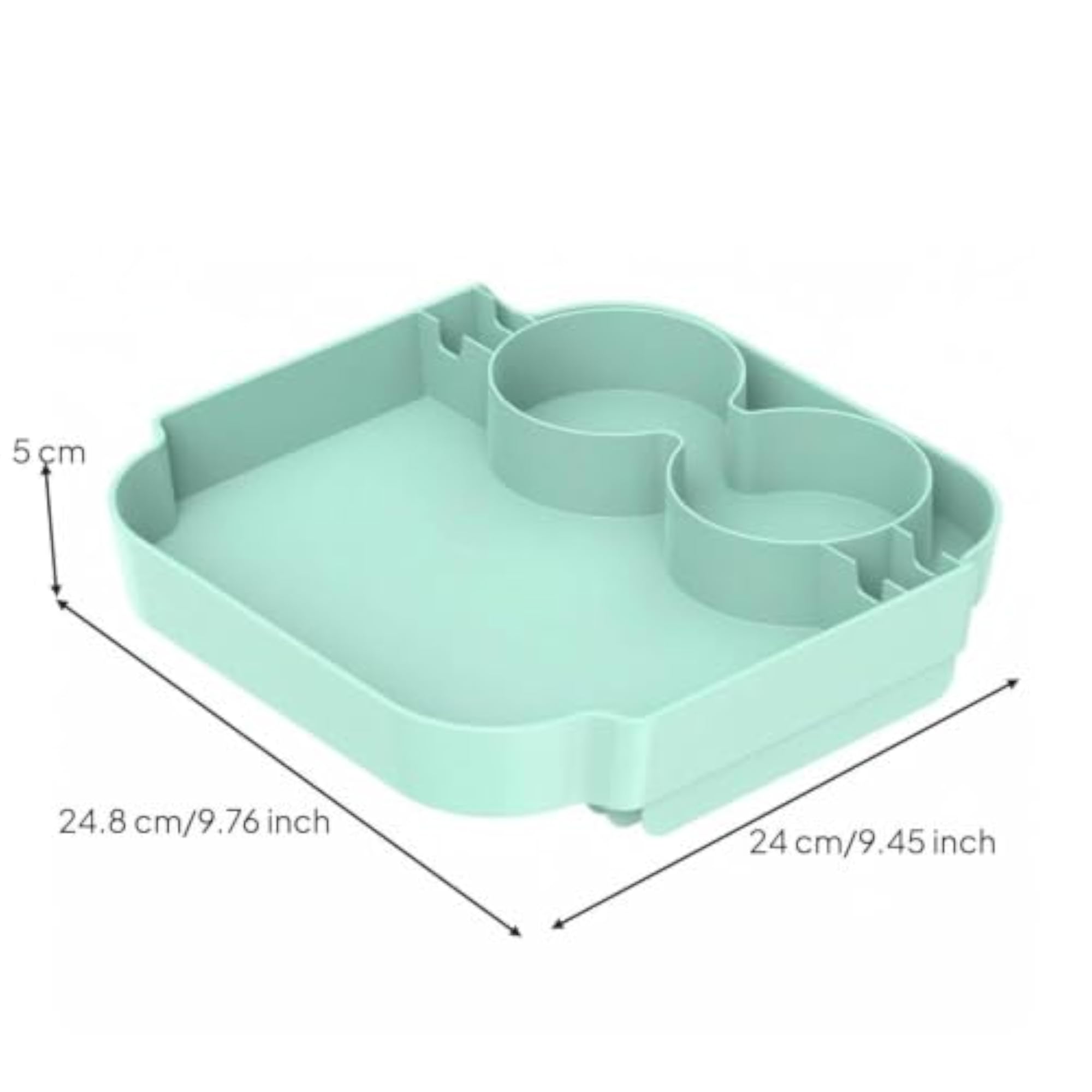 Coastal Bag Desktop & Tray, Molded Green Design