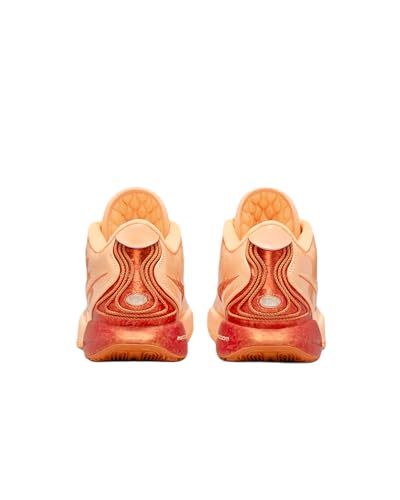 Image of NIKE Lebron XXI Basketball Shoes (FV2345-800, Melon Tint /Metallic Red Bronze /Monarch) Size 10