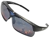 [冒険王] サングラス 眼鏡の上から オーバーグラス 偏光サングラス 【鯖江企画/跳ね上げ/運転用】 SC65-MCS-M