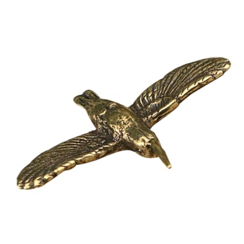 Figurine colibri en cuivre vintage pour harmoniser l'énergie Feng Shui