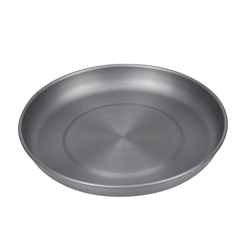 Unomor 1Pc Portable Camping Dinnerware Picnic Plate Lightweight Food Serving Dish for Outdoor Activities for Hiking Camping and Picnics