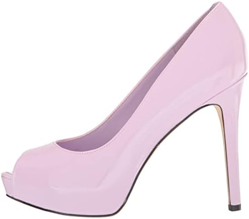 Nine West Women's HETHR Pump, Lilac 530, 7.5 | Image 7