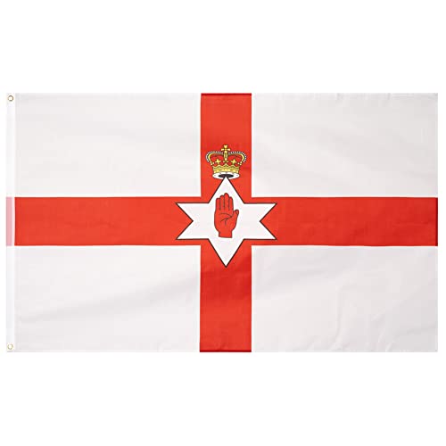 MUWO Bandera de Irlanda del Norte, 90 x 150 cm