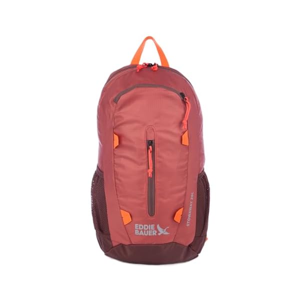 Eddie Bauer Stowaway Packable Backpack | Travel | Outdoor | Lightweight | Foldable | Durable | Ripstop Polyester | 20L - Maroon