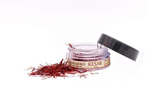 Image of UPAKARMA Original Kashmiri Kesar /Saffron | Handpicked Pure Finest Grade | 0.5 Gram- Pack of 2