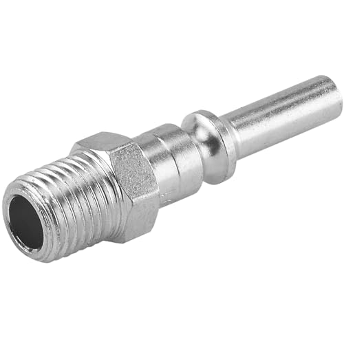Plug L Style Milton 791 de 1/4" MNPT en caja de 10 unidades color plata 6