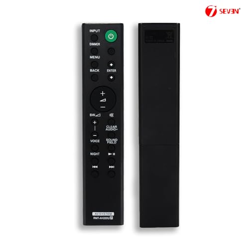 Image of 7SEVEN RMT-AH200U Compatible with Wireless 2.1 Sound Bar Remote Control and Suitable for HT-CT390 HT-RT3 HT-RT4 HT-RT40 Model's - Match Remote Control with Original for Optimal Compatibility