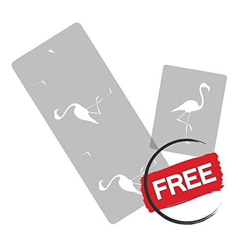 NAKLEO Stencil Riutilizzabile di Plastica Murale