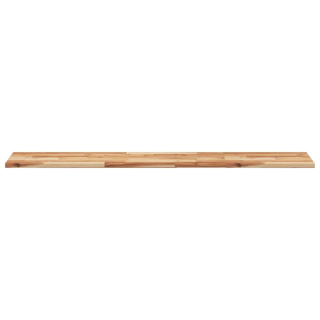 vidaXL Tischplatte, Regalbrett Rechteckig Massivholz, Wandboard Unbehandelte Oberfläche, Wandregal Holzregal Holzplatte, 160x30x2cm Akazienholz