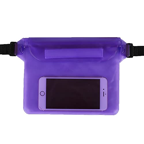 Pochette étanche téléphone Sac avec Sangle de Taille réglable Sac de Taille étanche écran Tactile Sac Sec pour Plage Natation randonnée canotage Cover