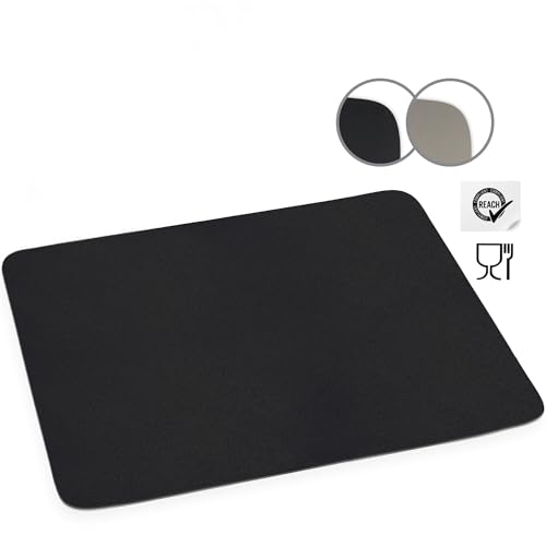 Miggo® Saugfähige Premium Napfunterlage für Katzen und Hunde 70x100 cm Schwarz Futtermatte Futterunterlage Hundenapf Fressnapf Katze rutschfeste Unterlage Für Futter, Wasser, Brunnen, Kunstleder XXL