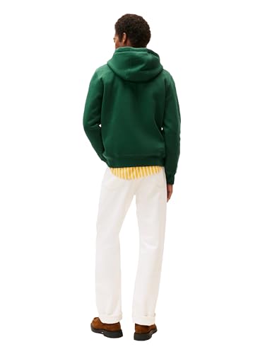 Image of Tommy Hilfiger Men's Medium Weight Fleece Hoodie Sweatshirt With Embroidered Logo, Also Available in Big & Tall