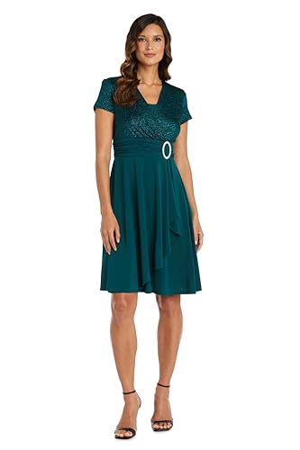 Image of R&M Richards Women's Opulent Flow Evening Dress
