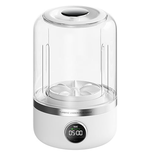 KHZKHC Lavadora De Ropa Interior, Lavadora Portátil, 2 Modos, Inalámbrica, Sin Necesidad De Enchufar, Mini Lavadora Portátil Recargable, para Sujetadores, Ropa Interior