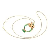 Design d'inspiration vintage : son esthétique rétro apporte une touche de charme à votre collection de bijoux. parfait pour une tenue décontractée ou habillée, comme cadeau d'invité sur le thème des hiboux ou comme collier loupe