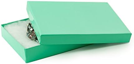 Teal Paper Jewelry Box #53 (Package of 20)