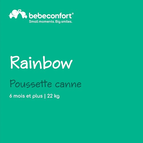 Bebeconfort Rainbow Poussette Canne Multipositions Compacte et Légère de à jusqu'à 22 kg Mineral - vue 2