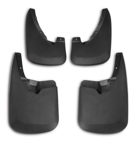 Image of Tecoom OEM Mud Flaps Splash Guards Fit for Ram 1500 2009-2018, 2010-2018 Ram 2500 /3500, Without Fender Flares, Front and Rear Mud Guards Set 4Pcs, Black