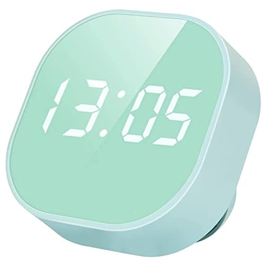 Digital Alarm Clock, Multi-Functional Magnetic LED Smart Sensor Cute Alarm Clock for Kids, Dual Alarm Temperature Countdown Timer, Compact Clock for Desk Bedroom Kitchen