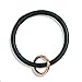 Moda Rosa Llavero Círculo Pulsera Llaveros Mujeres Llavero Correa De Muñeca Gifts-416Gn