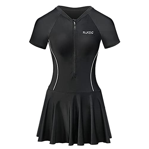 Women Summer Swimsuit Cover Belly Slimming Quick Dry Bathing Suit Hot Spring Separate Body Slightly Fat Sexy Bikini Black #TOP4