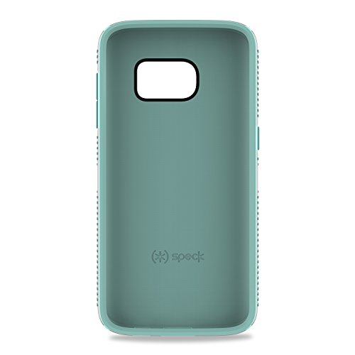 Speck Products Samsung Galaxy S7 Case, Candyshell Grip Case (Sand Grey/Aloe Green), Military-Grade Protective Case #TOP1