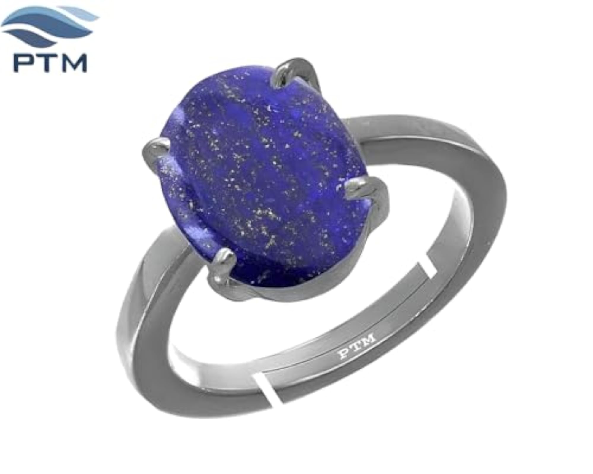 Lapis Lazuli Adjustable Ring in 925 Sterling Silver