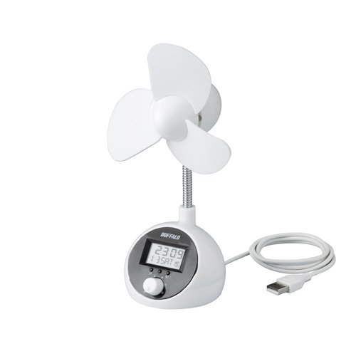 Amazon.co.jp: iBUFFALO USB扇風機 デスクスタンドタイプ 風量