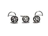 Pentacle Nose Stud, Sterling silver nose stud/nose screw, Jewelry Nose Stud, Body Piercing Jewelry,