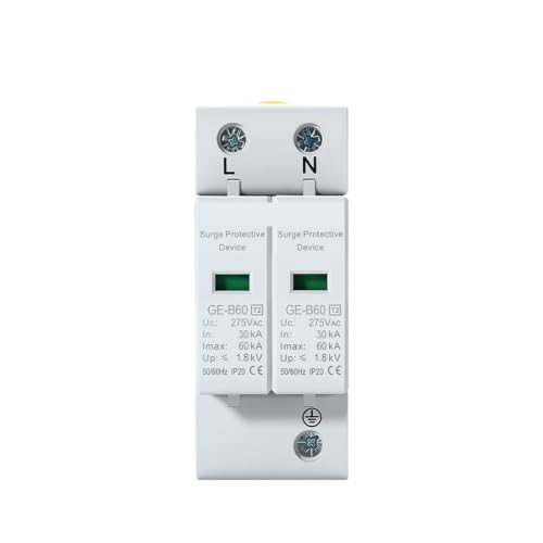 Protector contra rayos y picos de tensión AC 275V con absorción de 40KA para hogar