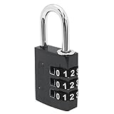 日本ロックサービス ABUS 大きなダイヤルで見やすい ビッグダイヤル錠 ブラック 30mm 145-BigD/30