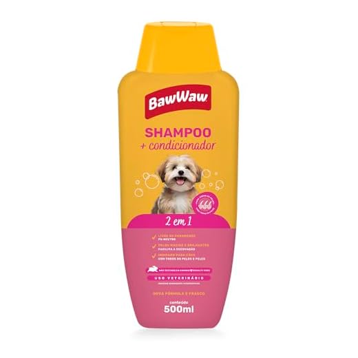 BAW WAW SHAMPOO E CONDICIONADOR PARA CÃES 500ml
