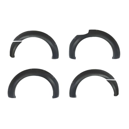 EIDZADK Pocket Bolt Wheel Protector Flare for Ford for Ranger 2011-2018 T6 Sand Blast Textured Front 1.75