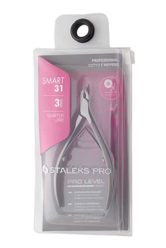 STALEKS PRO Smart 31 - Pinzas para cutículas (longitud de la hoja 3 mm) - NS-31/3