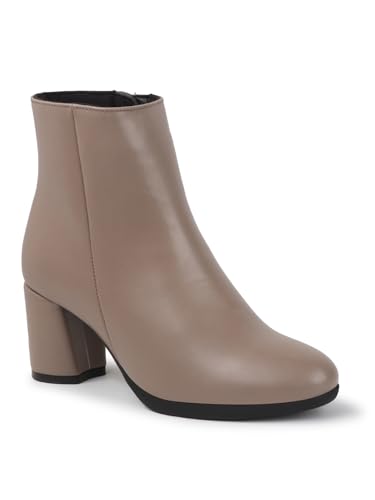 Image of ELLE Women's Stylish Ankle Boots with Block Heel