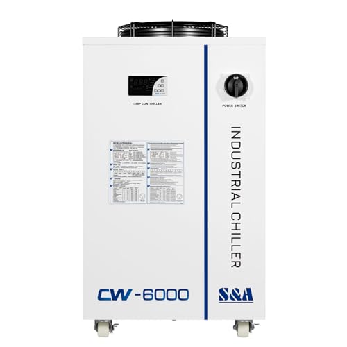 US Stock S&A 14L Industrial Water Chiller CW-6000DN control panel