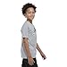 adidas Boys' Short Sleeve Cotton USA Graphic T-Shirt, Heather Grey American, 4