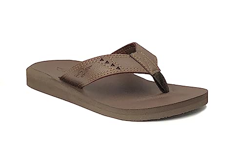 Image of REDVOLUTION New Boys' Beach Sandal TRIBAL Tattoo | Geometric Bali Flip-Flop Sandals
