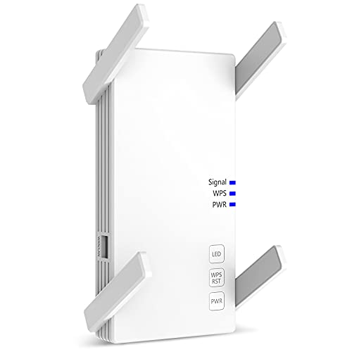 [2021 New Version] Wall-Through Strong WiFi Range Extender 2100Mbps,up to 3000 Sq.ft Full Coverage, Wireless Internet Repeater, WiFi Boosters with Ethernet Port and Access Point