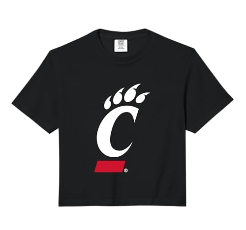 Cincinnati Bearcats Icon Officially Licensed Comfort Colors Crop Top