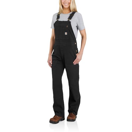Carhartt Damen Latzhose Crawford, Farbe:Black, Größe:M