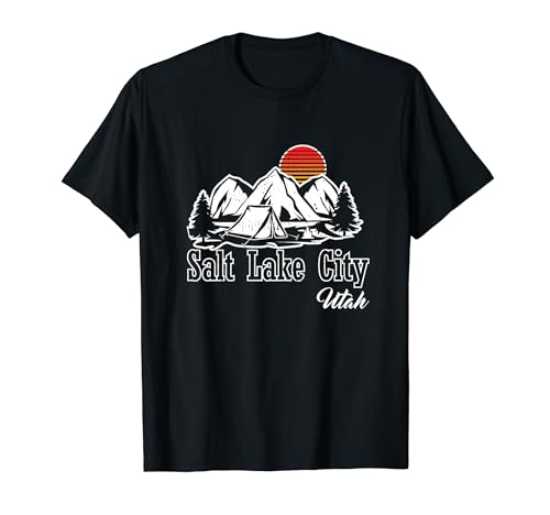 Salt Lake City Utah Montañas Naturaleza Souvenir Camiseta