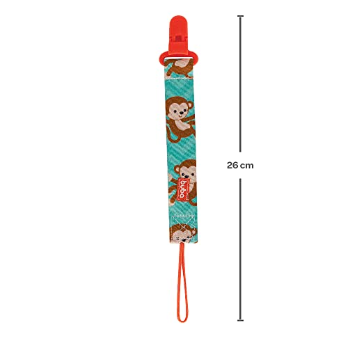 BUBA Prendedor de Chupeta Animal Fun Macaco