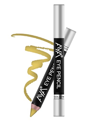 Image of AYA Eye Pencil For Kajal /Eye Liner - Golden 2.8g | Glides Smoothly | Creamy smooth formula | Light weight