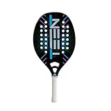 Raquete Beach Tennis Infantil Carbono 1K Teen Alma Preta Alma Genius